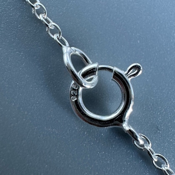 Sterling Silver Leaf Necklace - Picture 8 of 11